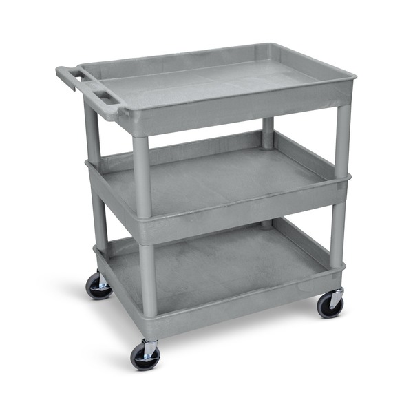 Luxor 3 SHELF TUB CART TC111-G